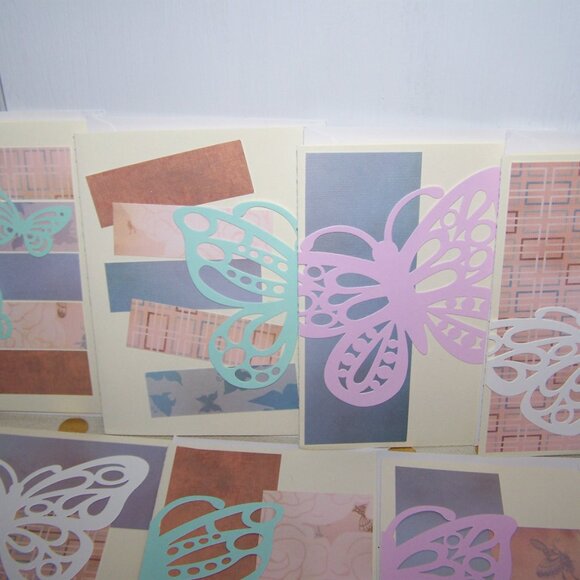 Handmade Butterfly Cards - Set of 17 - Picture 2 of 5